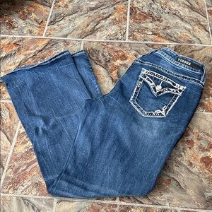 Vigoss Women's Dark Blue Boot Cut Jeans